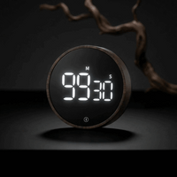 Noklead Digital Rotary Timer with Magnetic Back and LED Display