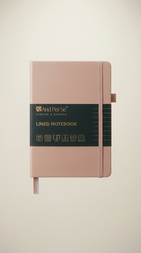 &And Per Se Lined Journal Vegan Leather Notebook 100gsm Paper